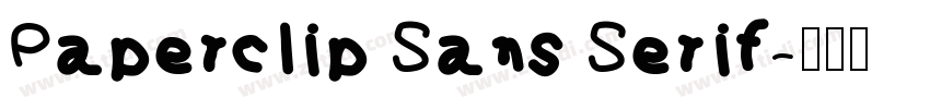 Paperclip Sans Serif字体转换